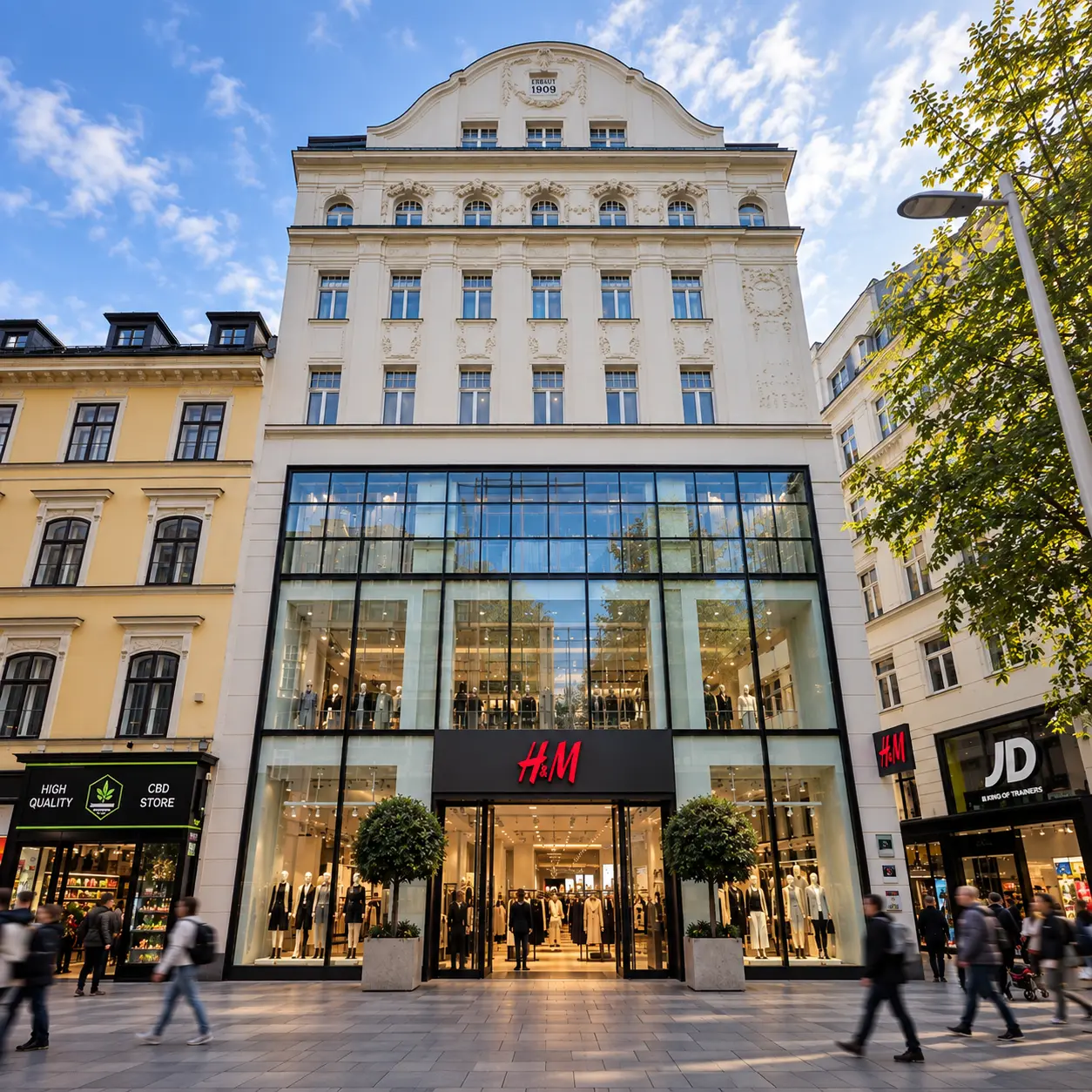 H&M – Komplettsanierung Lüftung, Heizung, Kälte, Brandschutz
